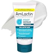 AmLactin Foot Repair Cream - Therapeutic Foot Cream for Dry Cracked Heels and Feet - Callus Softe...