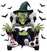 HEIPINIUYE Halloween Witch Trunk or Treat Car Decorations Kit Halloween Trunk or Treat Decoration...