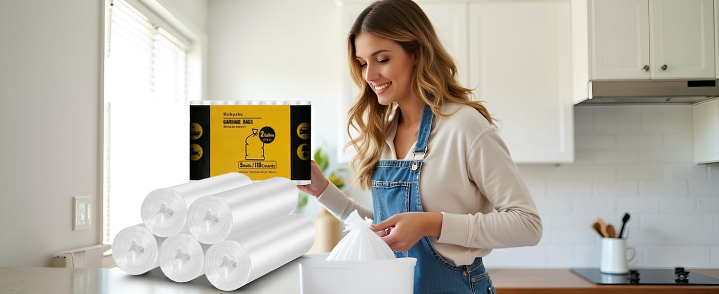 2 gallon trash bags
