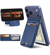ExtreLife For Magsafe Wallet with Money Clip, Strongest Magnetic Wallet for iPhone 17/16/15/14/13...