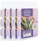 Candle Warmers Etc Artisan Wax Melts 2.5oz, Lavender & White Sage (4-Pack) – Each Pack has x4 2.5...
