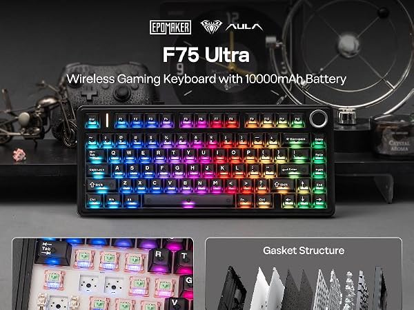 F75 Ultra wireless gaming keyboard