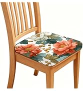 BSFHH Chair Covers - Elastic Printed Dining Chair Slipcovers, Removable Washable with Elastic Ban...