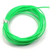Othmro 5m/16.4ft PET Expandable Braid Cable Sleeving Flexible Wire Mesh Sleeve Fluorescent Green