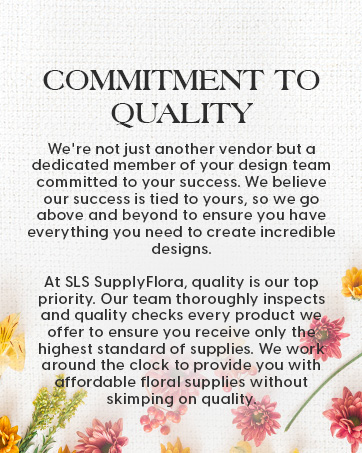 SLS SUPPLU FLORA high quality products helping local flower shops and designers thrive