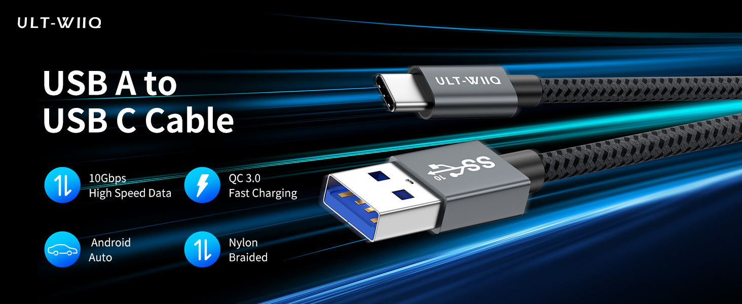 usb a to usb c cable fast charging iphone 15 pro max data transfer type c apple charger high speed