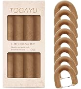 Togayu Heatless Curls Overnight Set - Jumbo Overnight Hair Curlers to Sleep In, Soft Velvet Hair ...