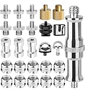 Camera Tripod Adapter, ChromLives 26Pack Camera Screw Mount Set 1/4 to 1/4 Tripod Screw,1/4 to 3/...