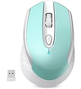 RaceGT Wireless Mouse, Computer Mouse for Laptop, 2.4G Portable Silent Mouse, Plug & Play, Ergono...