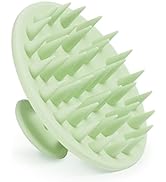 Meartchy Silicone Scalp Massager Shampoo Brush, Scalp Scrubber for Hair Growth (Grass Green)