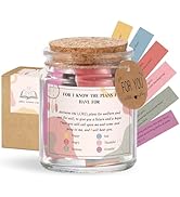 TICIAGA Bible Verse Jar Set - Christian Gifts for Women's Faith, Read Me When Prayer Bible Jar wi...