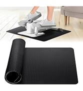 Double-Sided Non-Slip Workout Mat for Under Desk Elliptical Machines | 3mm Thick Floor Protection...