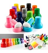 12PCS / Sets Ink Applicator with Storage Cases,Paper Pouncers for Direct Ink Application On Craft...