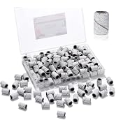 Makartt Sanding Bands for Nail Drill-100 Pcs Nail File Sanding Bands for Drill Bits #180 Medium G...
