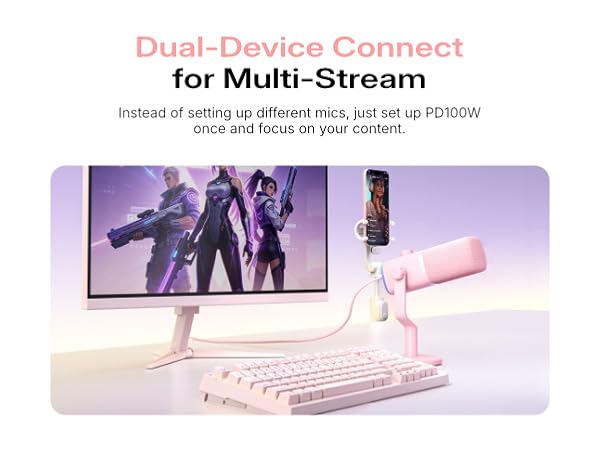 wireless microphone for gaming streaming