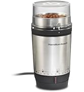 Hamilton Beach Custom Grind Electric Coffee Grinder for 4-14 Cups, One-Press Hand-Free Operation ...