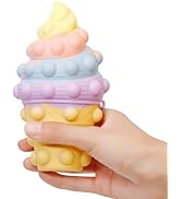 Anboor Fidget Toys, 3D Ice Cream Pop Stress Ball Sensory Toy Anxiety Stress Reliever Toy for Auti...