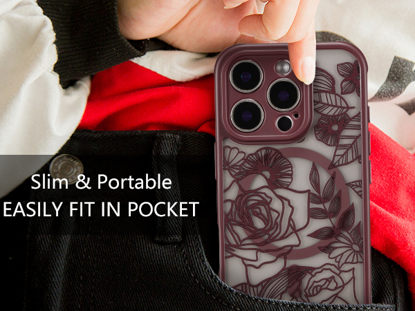 for iPhone 16 pro Case flower cute