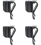 Jizlan 4 Pcs Golf Club Organizers Golf Putter Clip Golf Bag Clip on Putter Clamp Holder Plastic B...
