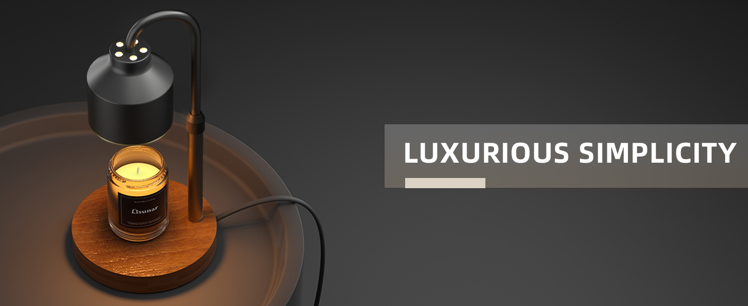 black candle warmer lamp
