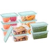 Bentgo Prep - 20-Piece Deep-Dish Storage Containers, Extra-Large 8-Cup Capacity for Meal Prep & L...