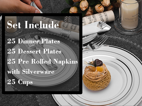 plastic plates sets