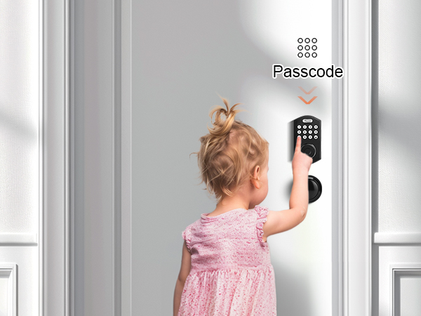 black smart deadbolt