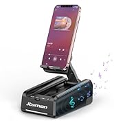 JTEMAN Phone Stand Wireless Bluetooth Speaker,Desktop Kitchen Gadgets Phone Stand,Portable Phone ...