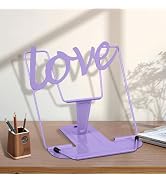 Adjustable Metal Book Stand Book Holder, Book Stand for Reading,Documents Holder, Sturdy Typing S...