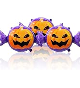 Pumpkin Candy Balloons Halloween Balloons Purple Candy Balloons for Halloween Themed Party Suppli...