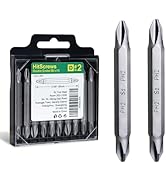 10-Pack Double End Screwdriver Bits, Magnetic Phillips Bits #2 For Impact Driver, 1/4" Hex-Shank ...