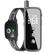 Heaflex Dog Shock Collar - 2600FT Rechargeable Waterproof Dog Training Collar with Remote with Be...