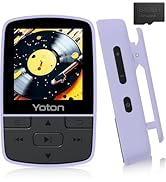 YOTON MP3 Player with Bluetooth 5.2, 64GB Mini HiFi-Music Player with Sports Clip, Portable MP3 P...