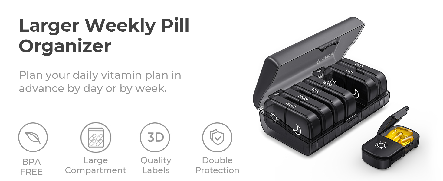 Larger Weekly Pill Organizer