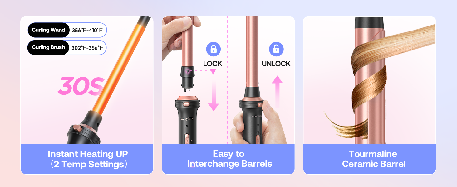 curling iron set