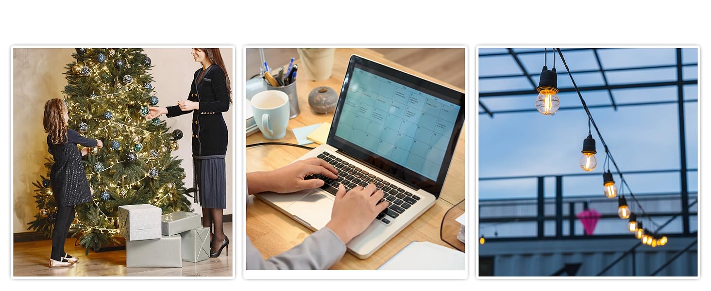 extension cord outdoor christmas light laptop