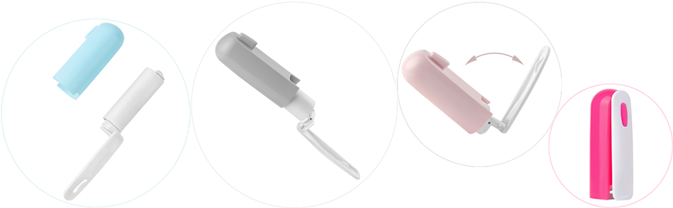 Foldable Mini Travel Lint Rollers