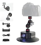 Yuan YU Jing MI 6inch Auto Pump Suction Cup Mount with Ball Head Magic Arm, 1/4" ARRI Holes & Qui...