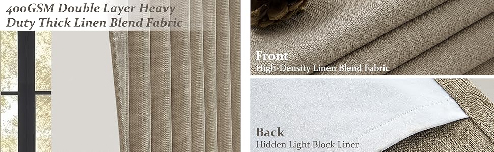 PleatedDrapes Full Blackout Curtains