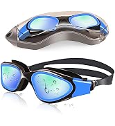 ORANZI Swim Goggles, Polarized Swimming Goggles Anti-Glare Anti-Fog Adult Youth