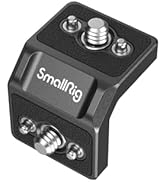 SmallRig x LensVid mini L-Shaped Mount Plate Kit, at a 90° Angle with 3/8''-16 locating Hole for ...