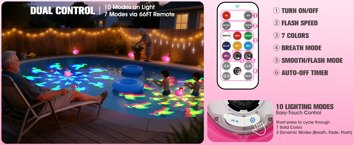 floating pool lights