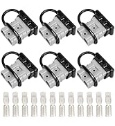 ANKG 6PCS 6-8 AWG 50Amp Battery Quick Disconnect,12v-36v Batteries Quick Connect/Disconnect Plug ...