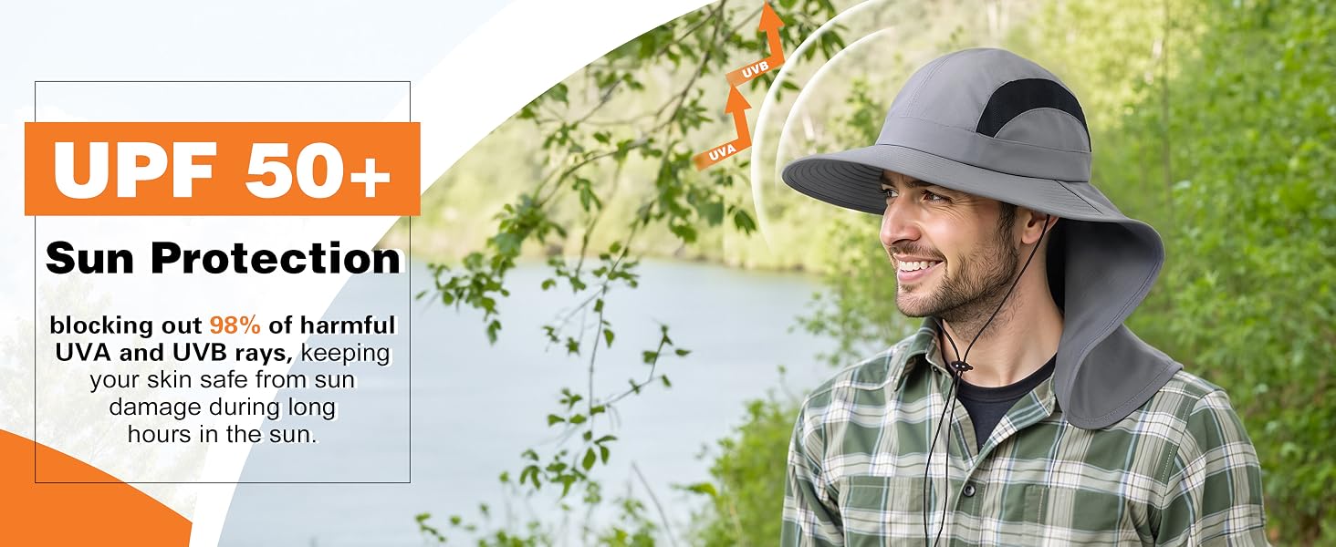 upf50 sun hat for men
