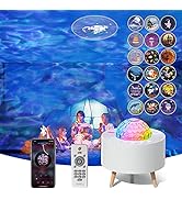 3 in 1 Night Light Projector, Galaxy Light Projector Sky Night Light with Bluetooth Music Speaker...