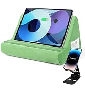 Sttargxing Soft Tablet Stand Pillow with Pocket,Adjustable 3 Viewing Angle,Lazy Holder for Bed So...
