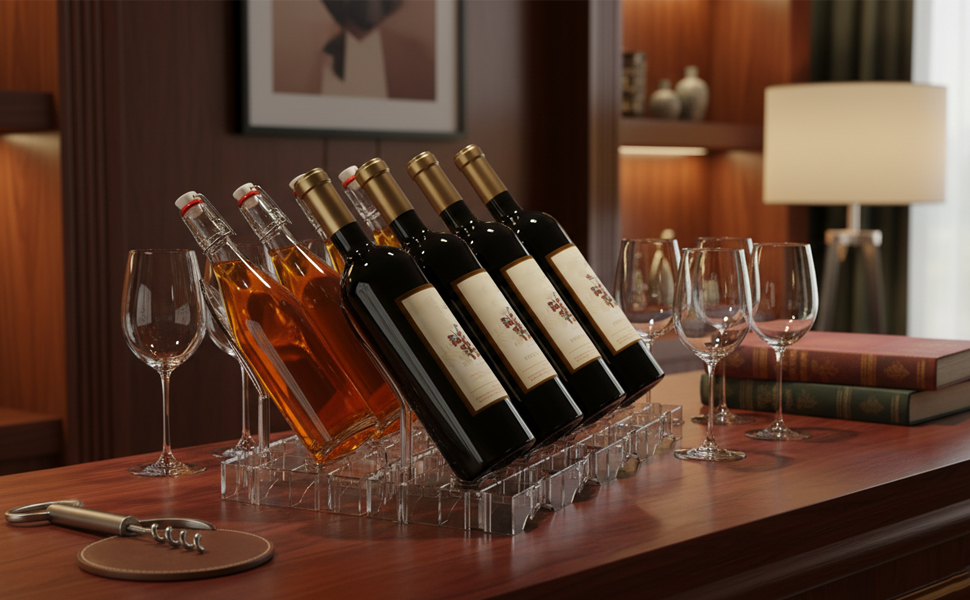 liquor bottle display shelf