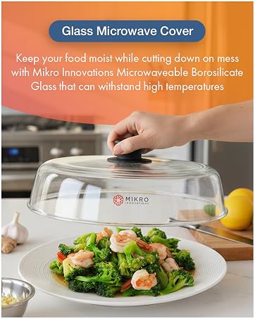 glass microwave splatter cover