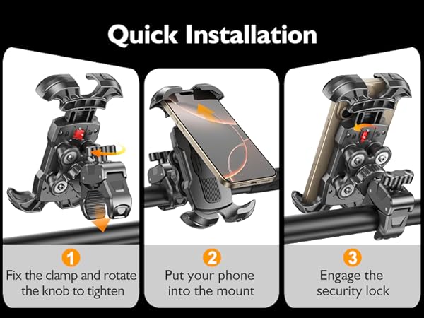 bike phone holder handlebar