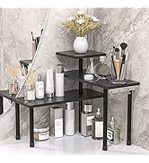 Bathroom Organizer Countertop Corner Shelf, 3 Tier Shelf Moveable Shelf Organizer for Bathroom Co...